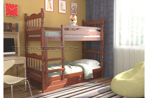 Кровать "Соня" орех Вrаvо мебель - фото