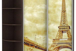 Шкаф-купе "Дуо" с фотопечатью "Париж" - фото